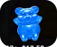 Blauwe gummy bear