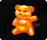Oranje gummy bear