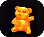 Oranje gummy bear