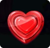 Rood hartsnoep