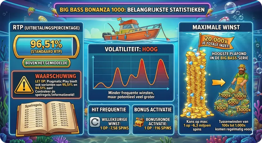 Big Bass Bonanza 1000 RTP 96,51%