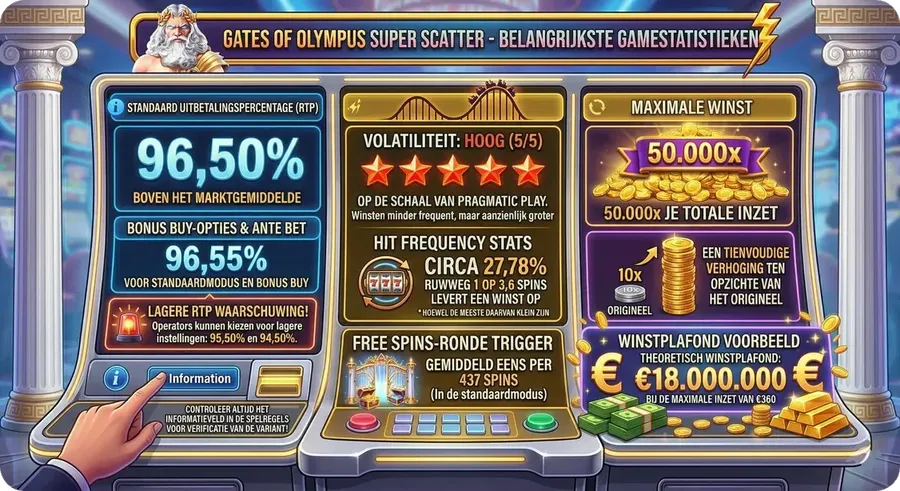 Gates of Olympus Super Scatter RTP 96,50%