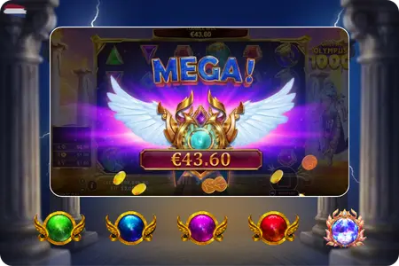 MEGA Multiplier Gates of Olympus 1000 met winst